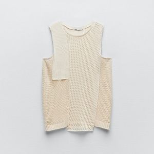 EUC Zara Patchwork Tank Top